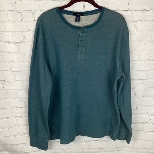 Gap Men’s Long Sleeve Blue Shirt Size Large